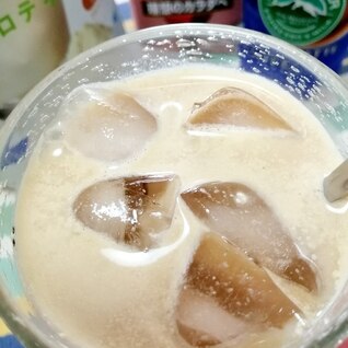 アイス☆ミルクプロテインココアカフェラテ♪